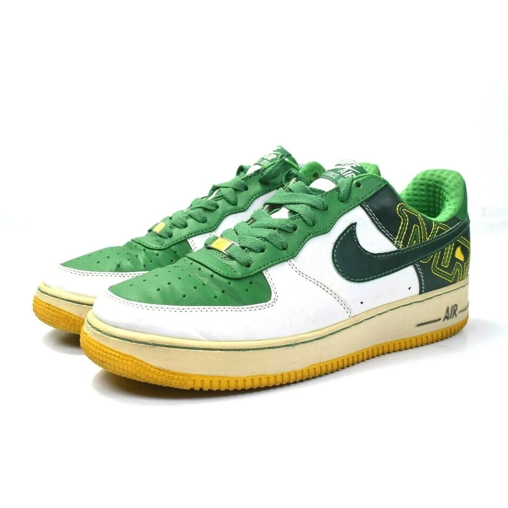 Nike Air Force 1 Men's Low XXV 82 MR. Green White Shoes Size 10 - 315180 131